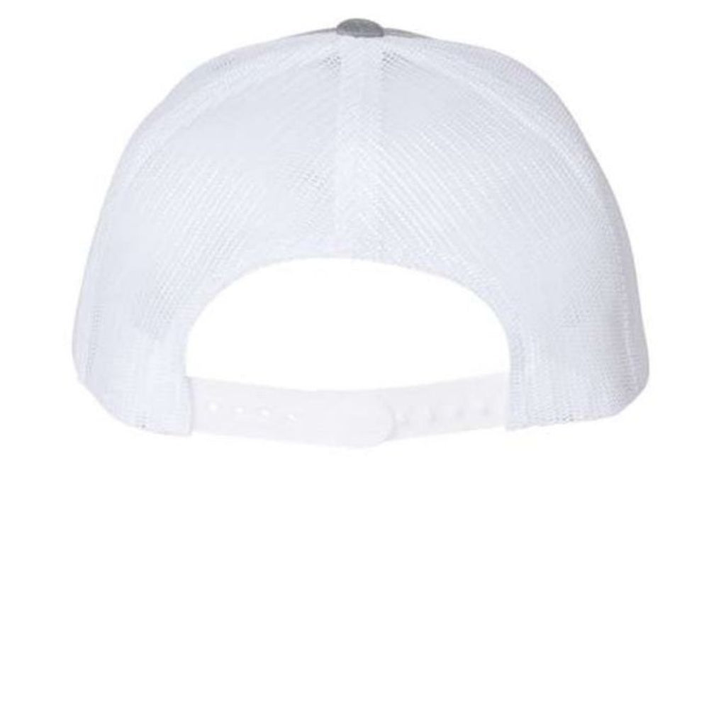 Heather Grey/ White - BACK